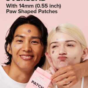 I DEW CARE Hydrocolloid Acne Pimple Patch - Timeout Blemish Happy Paws | Korean Cute Acne Patches | zit patches for face and skin, 36 Count (14mm), Facial Stickers, Absorbing with Tea Tree Leaf Oil