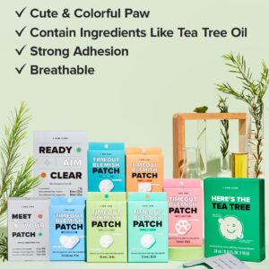 I DEW CARE Hydrocolloid Acne Pimple Patch - Timeout Blemish Happy Paws | Korean Cute Acne Patches | zit patches for face and skin, 36 Count (14mm), Facial Stickers, Absorbing with Tea Tree Leaf Oil