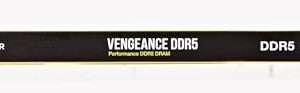 CORSAIR VENGEANCE DDR5 RAM 32GB (2x16GB) 6000MHz CL36 Intel XMP iCUE Compatible Computer Memory - Black (CMK32GX5M2B6000C36)