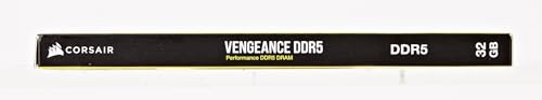 CORSAIR VENGEANCE DDR5 RAM 32GB (2x16GB) 6000MHz CL36 Intel XMP iCUE Compatible Computer Memory - Black (CMK32GX5M2B6000C36)