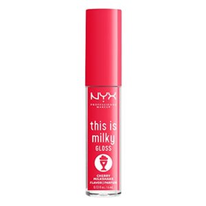 NYX PROFESSIONAL MAKEUP This Is Milky Gloss, Lip Gloss with 12 Hour Hydration, Vegan - Cherry Milkshake (Cherry Pink)