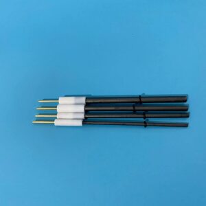 High Purity Graphite Rod Electrode, Electrolysis Experiment Inert Electrode, Laboratory Level Carbon Rod, Auxiliary Electrode 6mm Graphite Cathode 1 Pcs (Φ=2mm L=90mm)