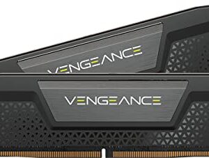 CORSAIR VENGEANCE DDR5 RAM 32GB (2x16GB) 6000MHz CL36 Intel XMP iCUE Compatible Computer Memory - Black (CMK32GX5M2D6000C36)