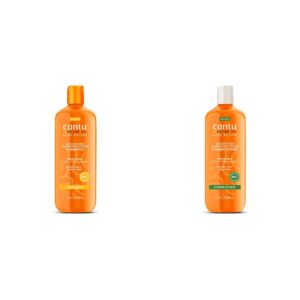 cantu sulfate-free cream shampoo & conditioner bundle, 13.5 fl oz