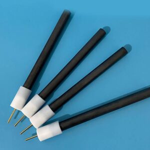 High Purity Graphite Rod Electrode, Electrolysis Experiment Inert Electrode, Laboratory Level Carbon Rod, Auxiliary Electrode 6mm Graphite Cathode 1 Pcs (Φ=2mm L=90mm)