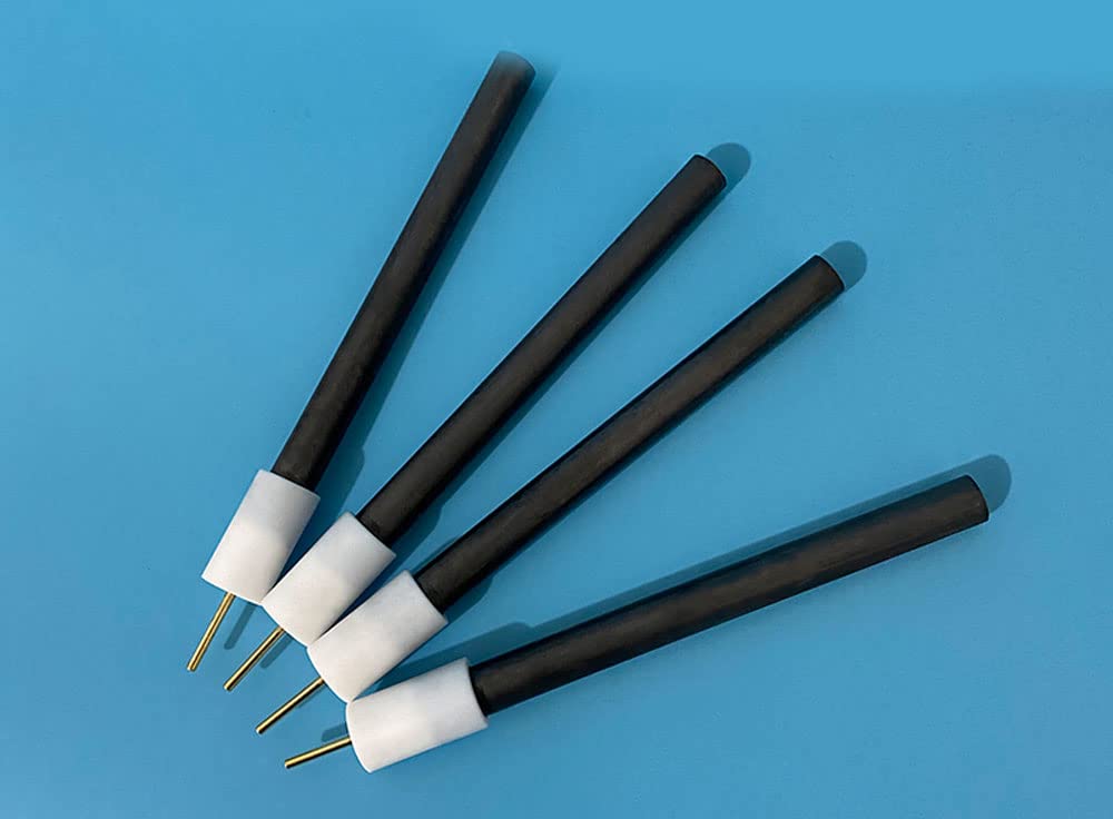 High Purity Graphite Rod Electrode, Electrolysis Experiment Inert Electrode, Laboratory Level Carbon Rod, Auxiliary Electrode 6mm Graphite Cathode 1 Pcs (Φ=2mm L=90mm)