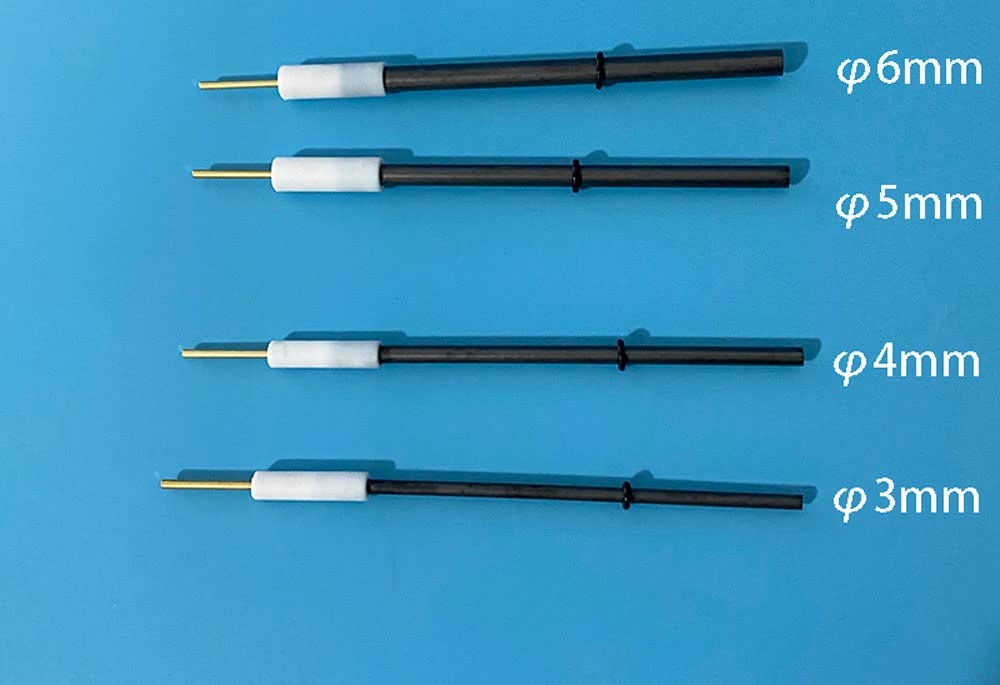 High Purity Graphite Rod Electrode, Electrolysis Experiment Inert Electrode, Laboratory Level Carbon Rod, Auxiliary Electrode 6mm Graphite Cathode 1 Pcs (Φ=2mm L=90mm)