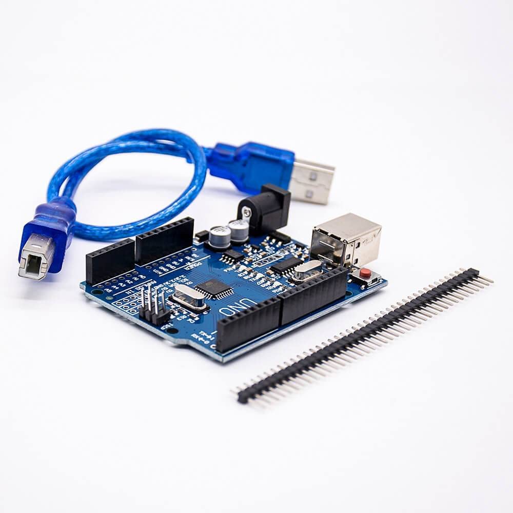 Elecbee UNO Development Board with USB Cable PCB Mount Expert DCC Improved Version