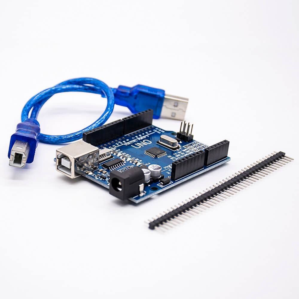 Elecbee UNO Development Board with USB Cable PCB Mount Expert DCC Improved Version