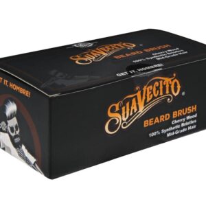 Suavecito Beard Brush Cherry Wood Mid Grade Synthetic Bristles