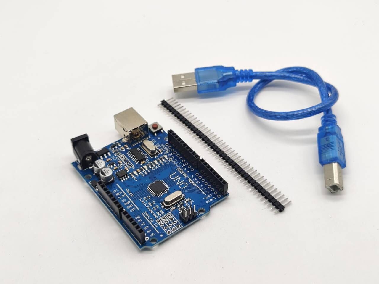 Elecbee UNO Development Board with USB Cable PCB Mount Expert DCC Improved Version