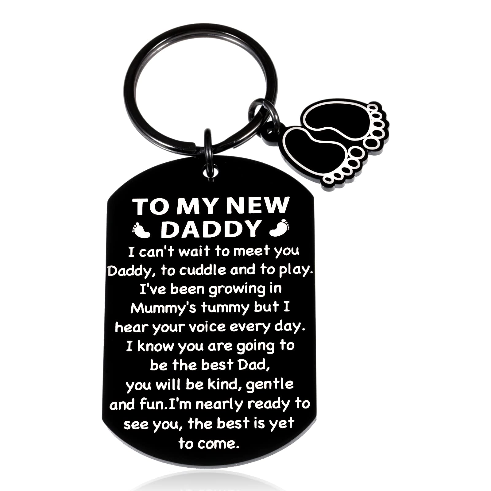 KINMES New Dad Gifts for Men First Fathers Day for New Dad Daddy to be First Time Dad Fathers Day Present from Wife Dad Christmas Stocking Stuffers Pregnancy Announcement Gifts Expectant Father Gifts