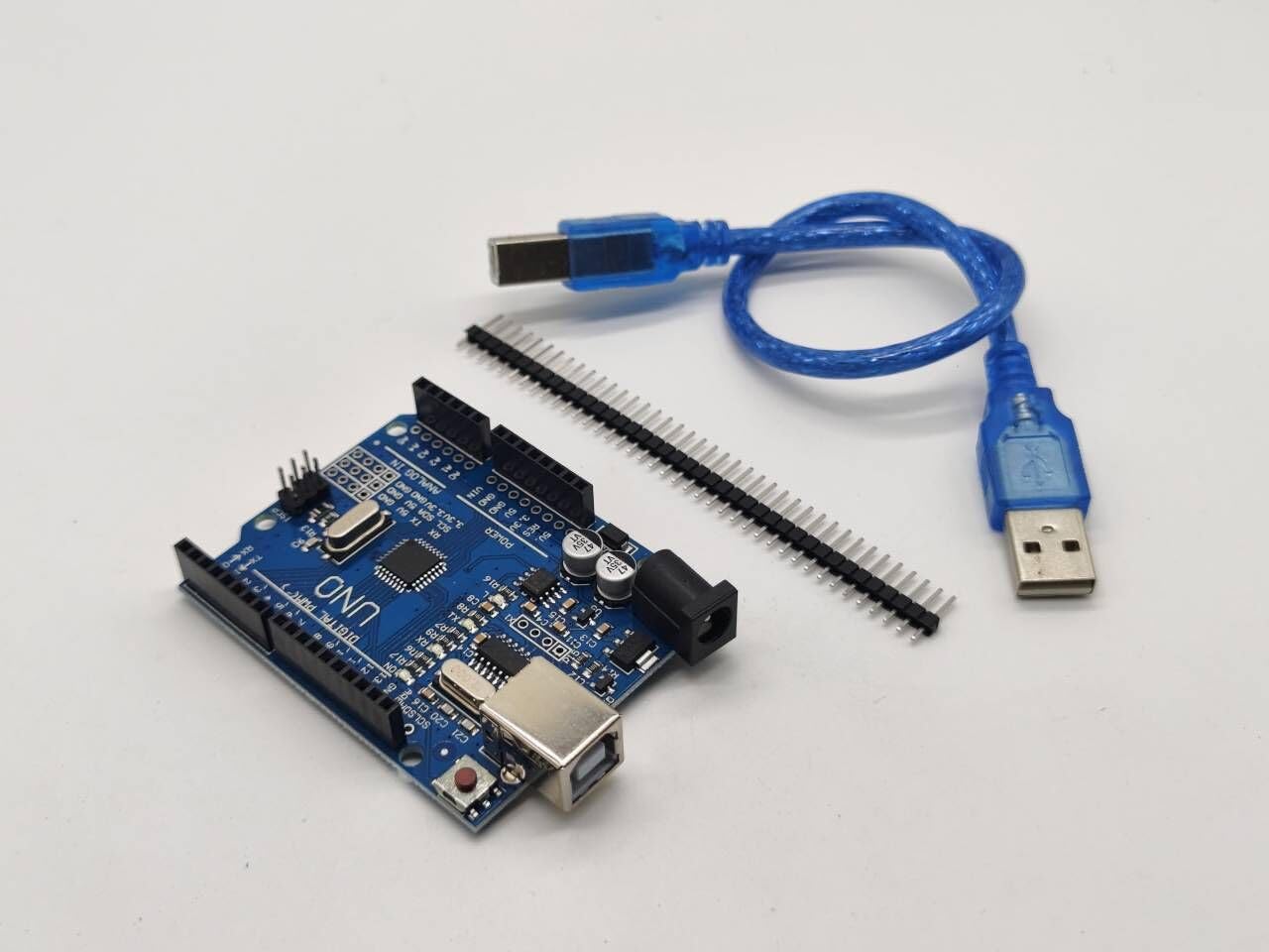 Elecbee UNO Development Board with USB Cable PCB Mount Expert DCC Improved Version