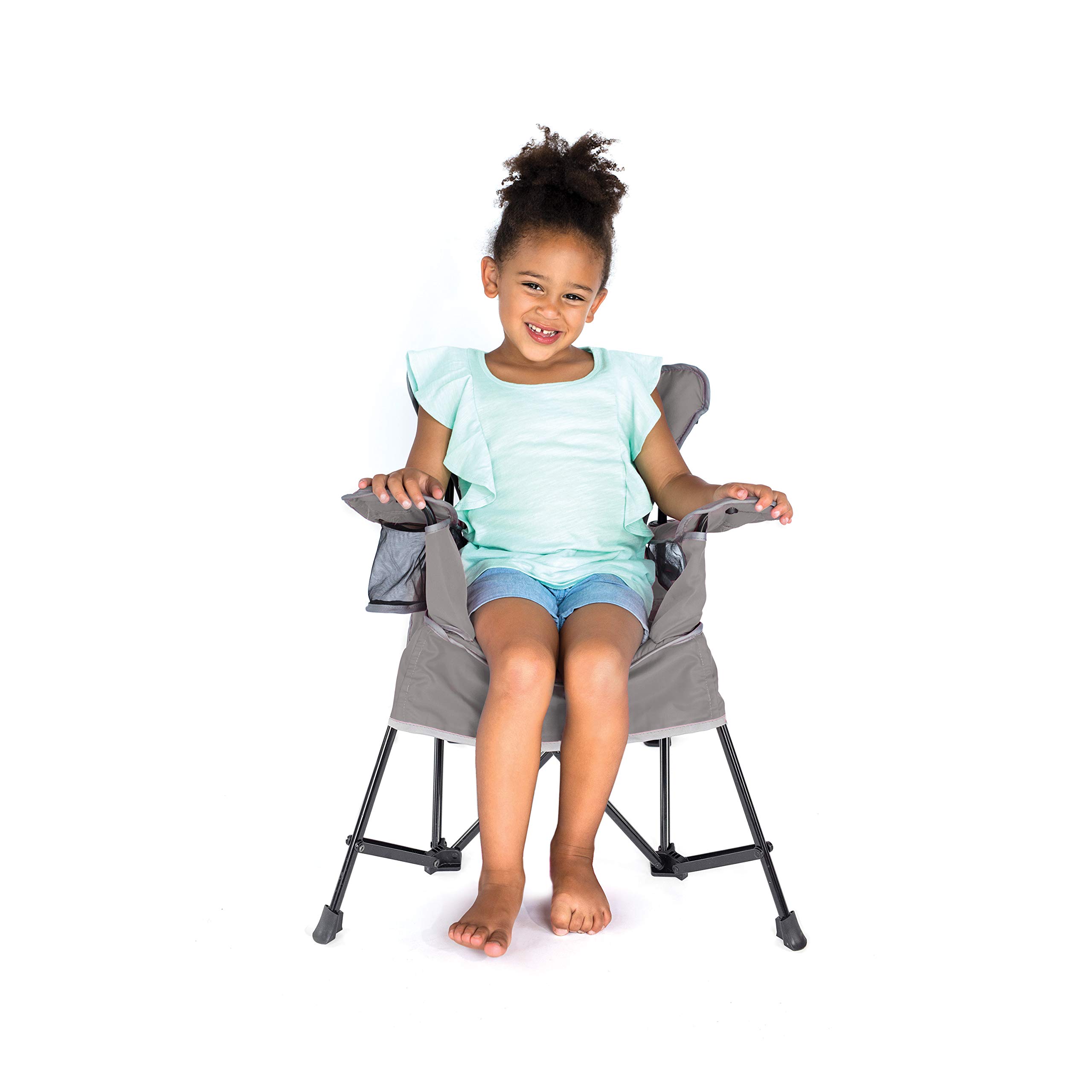 Baby Delight Go with Me Jubilee Deluxe Portable Chair | Indoor and Outdoor | Sun Canopy | Grey