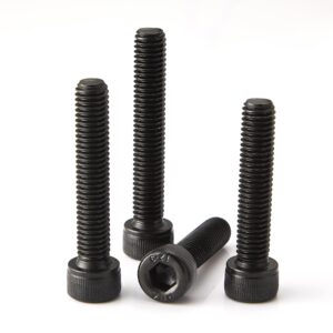 Cicidorai M4-0.7 x 12mm Socket Head Cap Screws, 12.9 Grade Alloy Steel, Black Oxide Finish, Machine Thread, Allen Socket Drive, Quantity 100