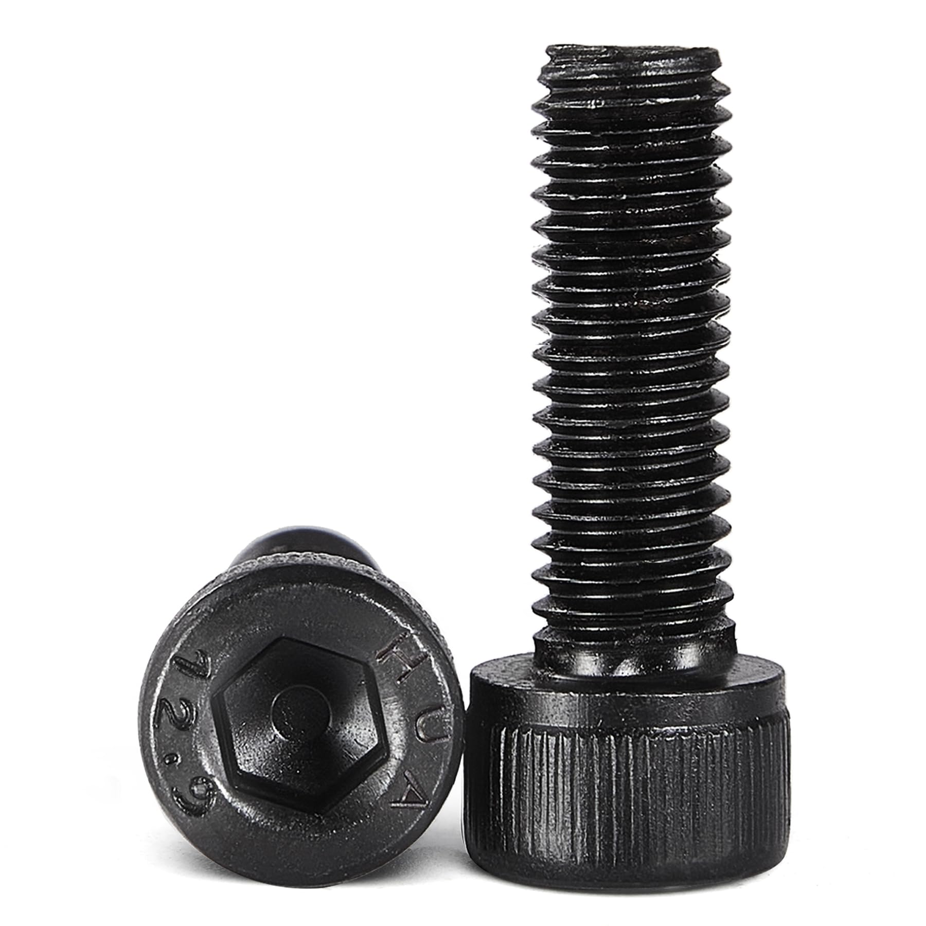 Cicidorai M4-0.7 x 12mm Socket Head Cap Screws, 12.9 Grade Alloy Steel, Black Oxide Finish, Machine Thread, Allen Socket Drive, Quantity 100