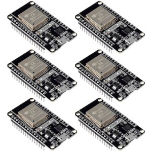 6pcs esp32 esp-wroom-32 development board esp32s 2.4ghz dual-core wifi bluetooth microcontroller