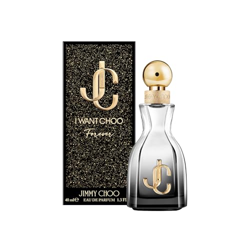 Jimmy Choo I Want Choo Forever Eau De Parfum - Long Lasting Fragrance with notes of Juicy Rose, Jasmine & Vanilla - Floral & Warm - 1.3 fl. oz.