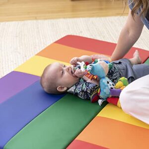 ECR4Kids SoftZone Turning Tiles Activity Mat, Folding Playmat, Assorted