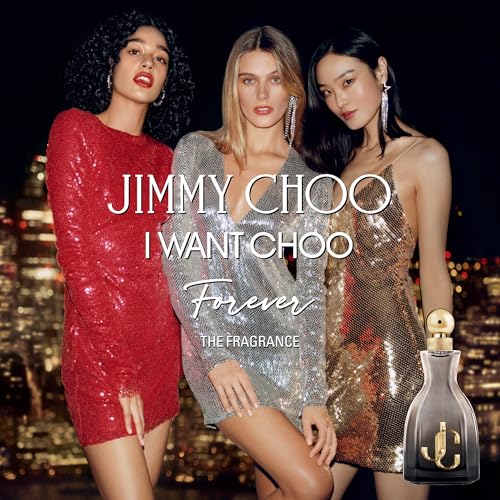 Jimmy Choo I Want Choo Forever Eau De Parfum - Long Lasting Fragrance with notes of Juicy Rose, Jasmine & Vanilla - Floral & Warm - 1.3 fl. oz.