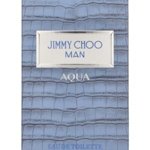 JIMMY CHOO Man Aqua Eau de Toilette - Long Lasting Fragrance with notes of Grapefruit, Geranium & Salty Moss - Sweet & Woody - 1.7 fl. oz.