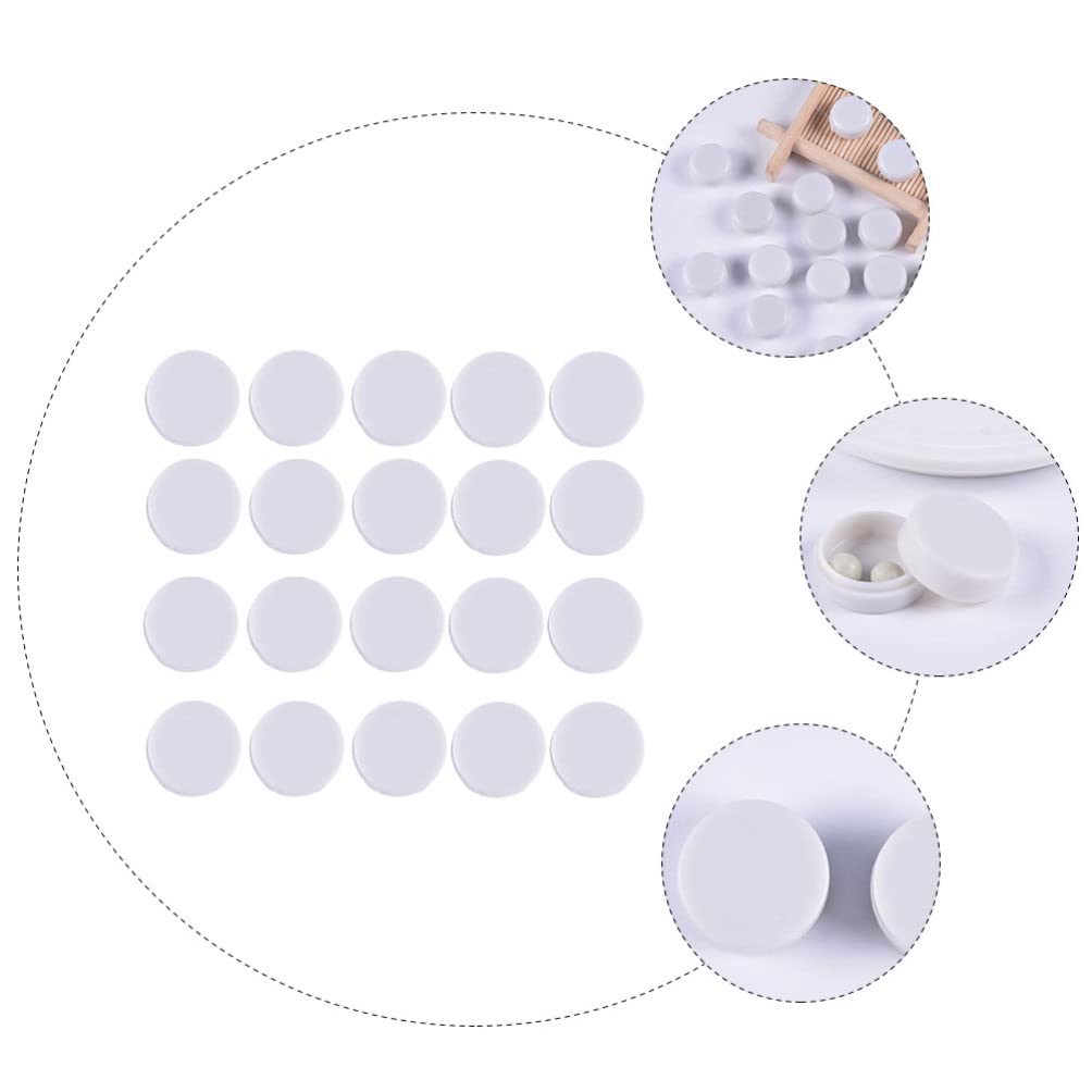 100Pcs Plastic Ring Boxes Toy Rattle Box Baby Toy Squeakers Bell Rattle Insert Rattle Replacement for Baby Pet Dog ( 15MM )