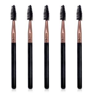 uorpoto mascara brush wands makeup lash spoolies set 5pcs spooly eyelash eyebrow brushes applicators for extensions reusable