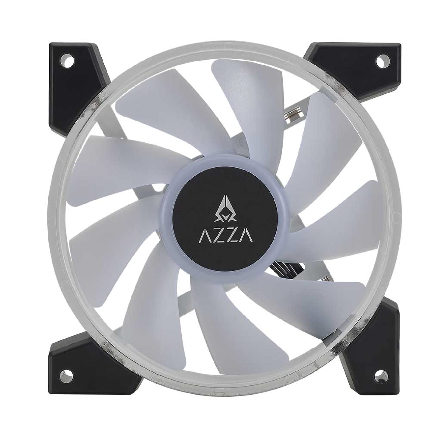 AZZA Hurricane III ARGB Case Fan 120mm, Hub Included - 4 Pack