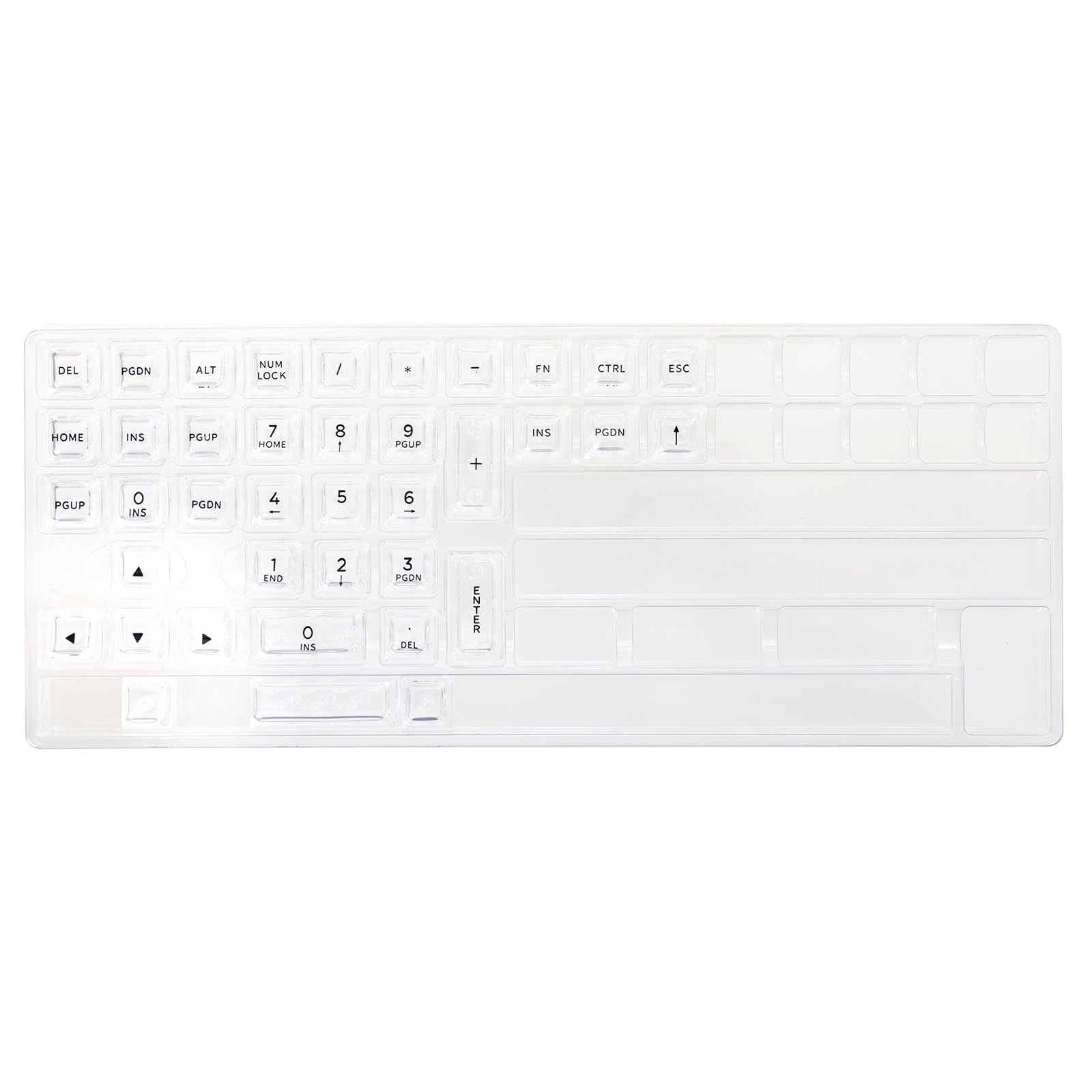 GK GAMAKAY 113 Keys Transparent PC Keycaps Set with 2.75 Shift, ASA Profile Keycaps for SN75 98% 75% Layout MX Gateron Kailh Switch Mechanical Gaming Keyboard (Amber Clear)