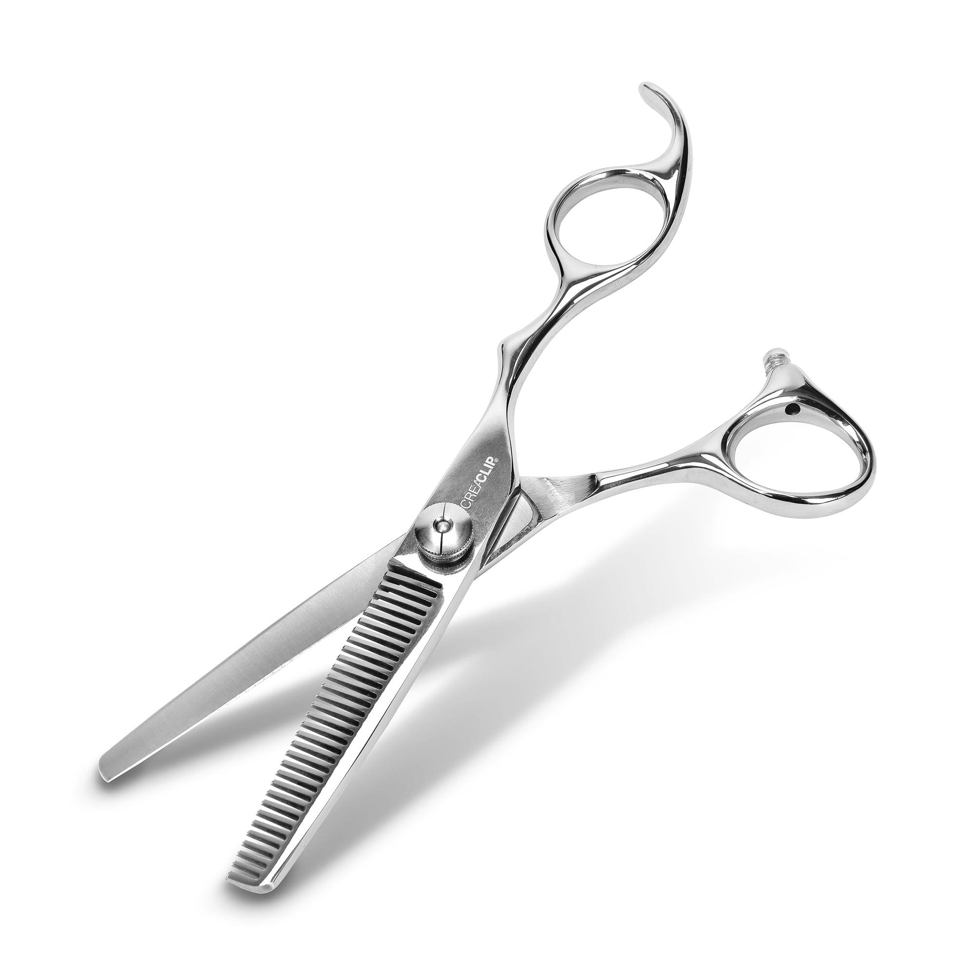 Original CreaClip Case and Hair Scissors, Hair Cutting Tool Hair Cutting Shears Thinning Scissors Hair Comb for Layers Bangs Kids Hair Cut Hair Cutting Kit (Set of 5)