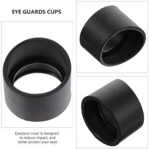 2pcs binocular lens caps Eyepiece Cover 33mm Inner Diameter Binocular Rubber Eyepiece Eye Guards Cups Shield for 33mm Stereo Microscope Eyepieces binocular lens covers Eyeshields microscope eye cups