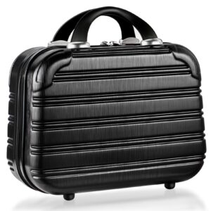 14inch makeup train case pc abs cosmetic case hardshell makeup bag organizer valentines day gifts for him women travel outside activity