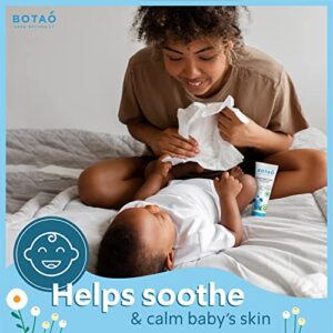 BOTAO Baby's Natural Diaper Cream | Organic Diaper Cream EWG Verified | Naturally Soothes Baby Rashes | Baby zinc Ointment Natural | For Sensitive Skin with Aloe Vera & Calendula, 2.5Oz