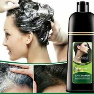 Maani NONI BLACK Professional Oil Hair Dye Color Shampoo 500 ML: Instant Fast Acting Long Lasting for Gray Hair Colors Hair in Minutes