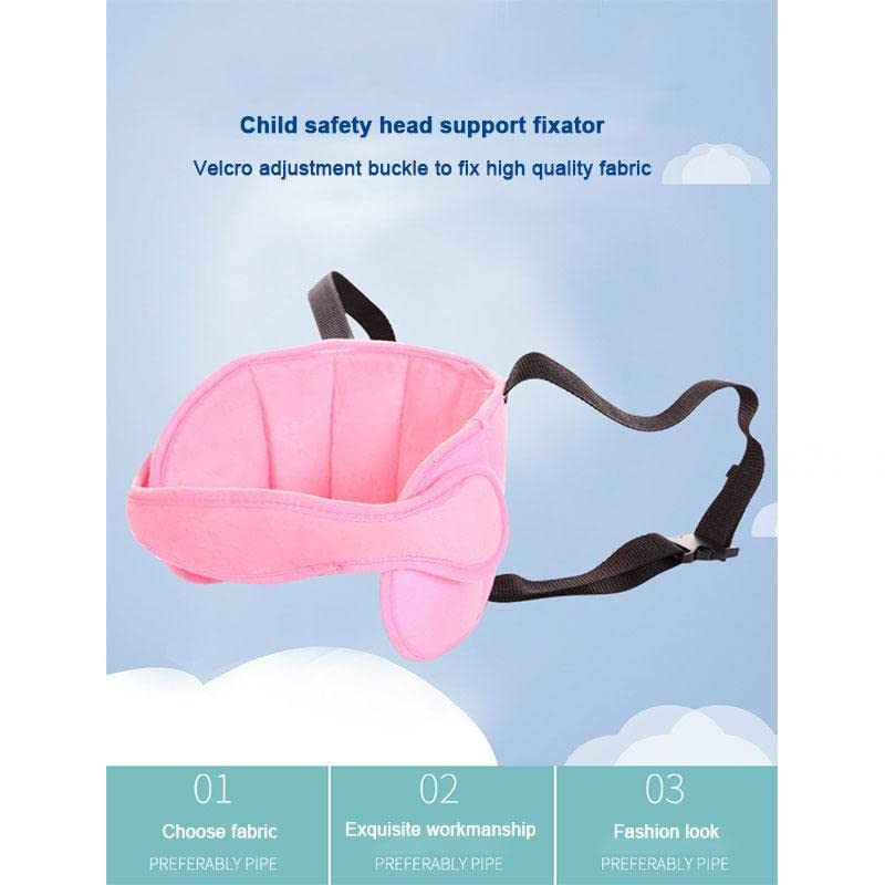 SWEETOP Child Head Support for Car Seats Safe Comfortable Head & Neck Pillow Support Solution for Front Facing Car Seats and High Back Boosters Baby Kids Travel Accessories