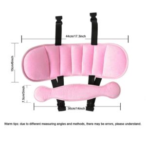 SWEETOP Child Head Support for Car Seats Safe Comfortable Head & Neck Pillow Support Solution for Front Facing Car Seats and High Back Boosters Baby Kids Travel Accessories