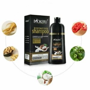 Maani Coconut Oil Hair Color Shampoo, Light Brown, 500 ML: Instant Fast Acting Long Lasting Hair Color Shampoo for Gray Hair, Nourishing, ShiningLong Lasting