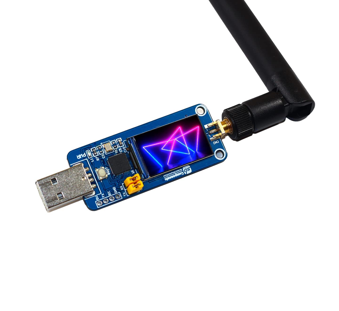 RangePi - LoRa and RP2040 USB Stick, Portable LoRa Dongle Based on Raspberry Pi 2040 Smart Data Transmission LoRa Module - Transmission up to 5 KM (868MHz)