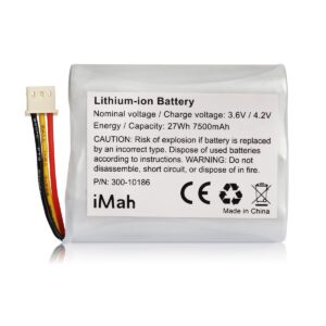 replacement 300-10186 lithium-ion battery 3.6v/4.2v for adt command smart security panel adt5aio-1 adt5aio-2 adt5aio-3 adt7aio-1 honeywell adt2x16aio-1 adt2x16aio-2