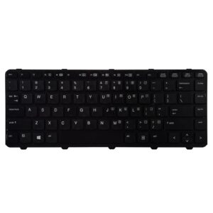 SUNMALL Replacement Keyboard Compatible with HP ProBook 640 G1 645 G1 738688-001 736653-001 V139426BS1 with Frame Black US Layout No Pointer No Backlight