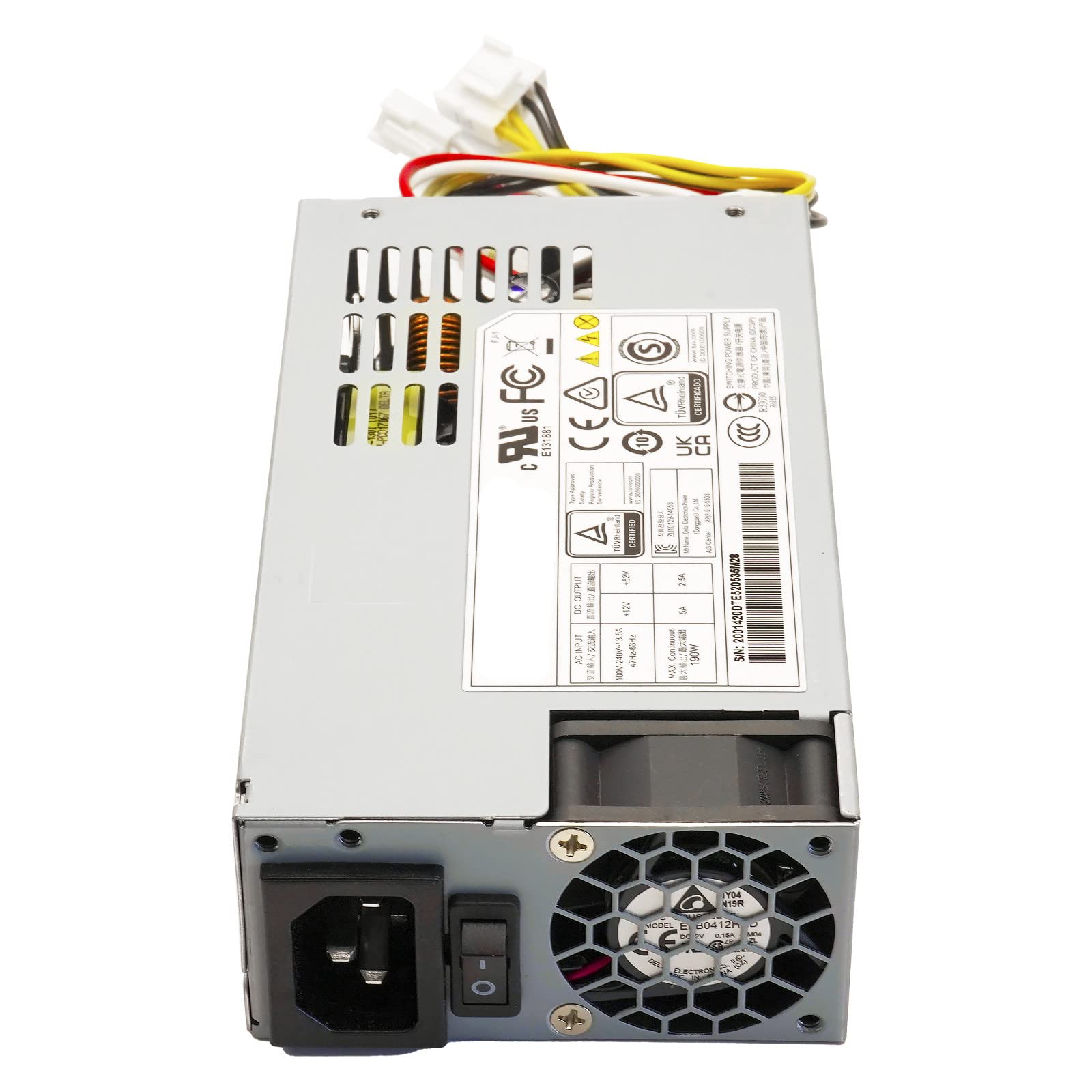 Power Supply DPS-200PB-185B 190W Replacement for Delta AC 100-240V 3.5A 47-63HZ