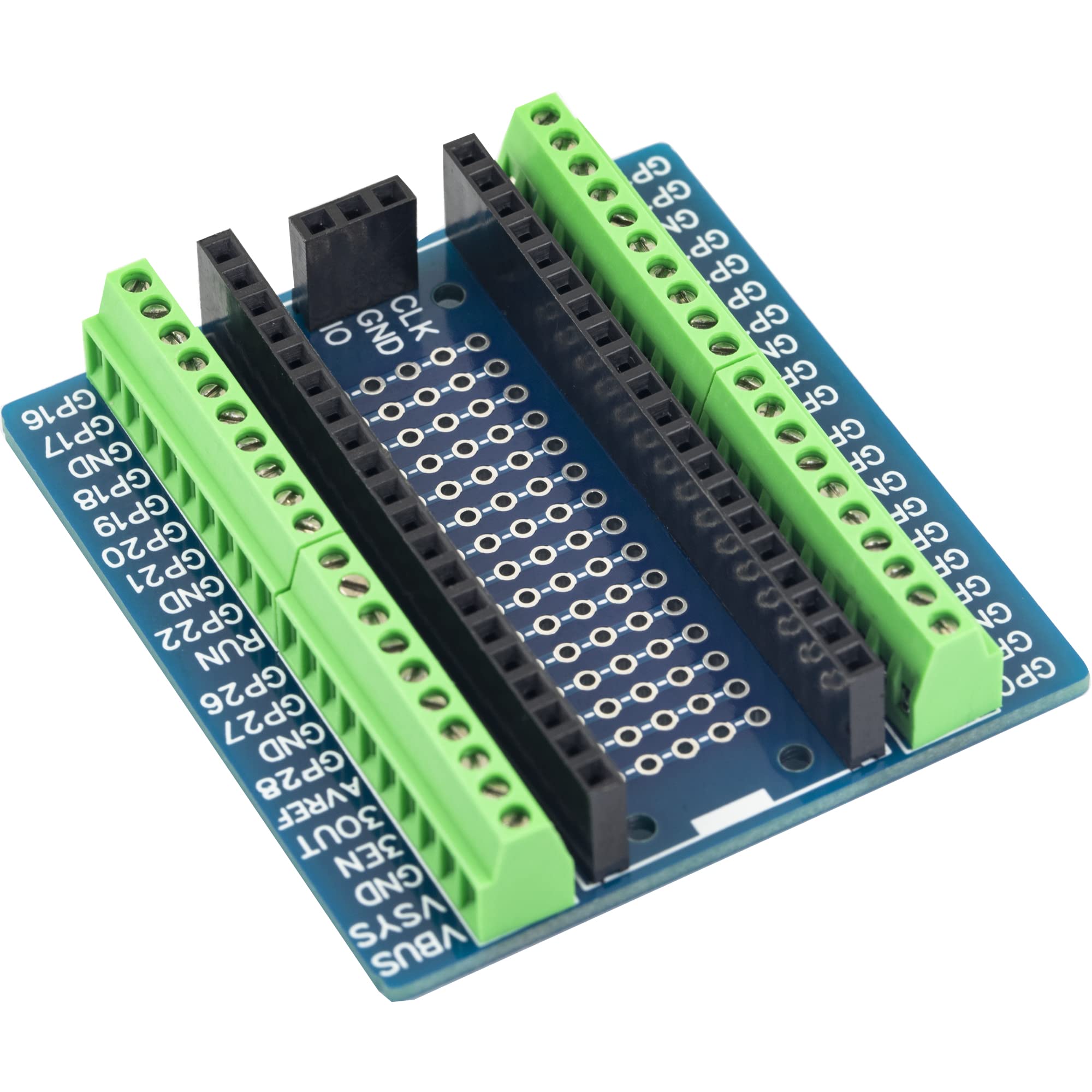 for PI PICO Mini Brekaout Board Soldered with Screw Terminal 2.54mm for Raspberry Pi Pico (1pcs)