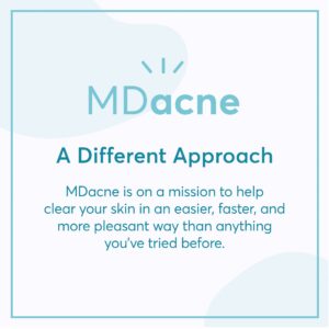 MDacne Hydrating Facial Cleanser with Micronized Salicylic Acid 0.5% - Acne Treatment with Plant-Based Ingredients to Remove Dirt & Oil, Protect Skin & Unclog Pores - Soothes Redness & Inflammation