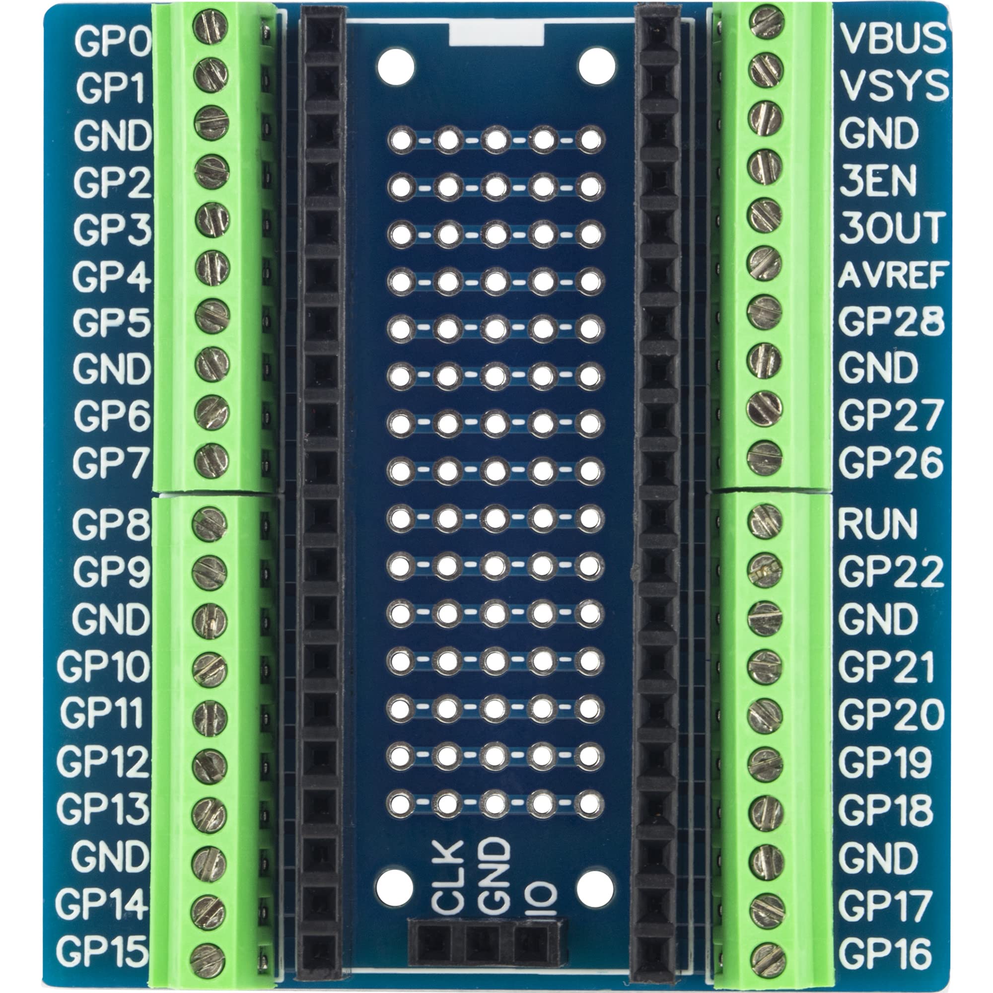 for PI PICO Mini Brekaout Board Soldered with Screw Terminal 2.54mm for Raspberry Pi Pico (1pcs)