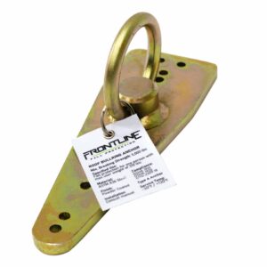 Frontline ROB01 Bull Ring Reusable Roof Anchor | Fall Arrest | Fall Restraint | Positioning Applications | Zinc Plated Steel | OSHA & ANSI Compliant (Wooden Structures)