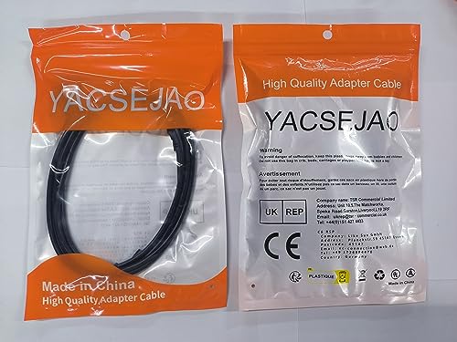 YACSEJAO USB Printer Cable 90 Degree USB 2.0 A Male to B Male Printer Scanner USB B Cable Cord with 480Mbps High Speed Printing, 1.5M(Right Angle)