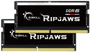 g.skill ripjaws ddr5 so-dimm series ddr5 ram 32gb (2x16gb) 5200mt/s cl38-38-38-83 1.10v unbuffered non-ecc notebook/laptop memory sodimm (f5-5200s3838a16ga2-rs)