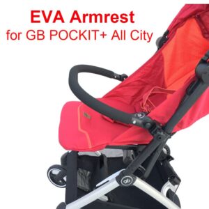 Bumper Bars for GB Pockit Air, Pockit+ All-Terrain, Pockit+ All City Travel Strollers. Travel Stroller Accessories Adjustable Handrail (for Pockit+ All City)