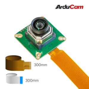 Arducam for Raspberry Pi HQ Camera with Motorized Focus Lens, 12.3MP IMX477 Camera Module with M12 Lens for Raspberry Pi 5, 4 Model B, Pi 3/3B+, and Pi Zero 2W