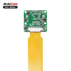 Arducam for Mini Raspberry Pi HQ Camera, 12MP IMX477 with Low Distortion M12 Lens, 25 * 24mm Camera Board Compatible with Raspberry Pi 5, 4 Model B, Pi 3/3B+, and Pi Zero 2W